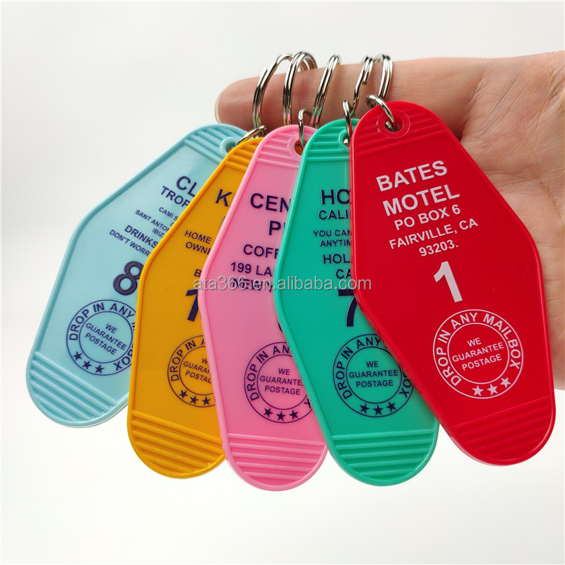 Custom Hotel Key Tags Plastic 