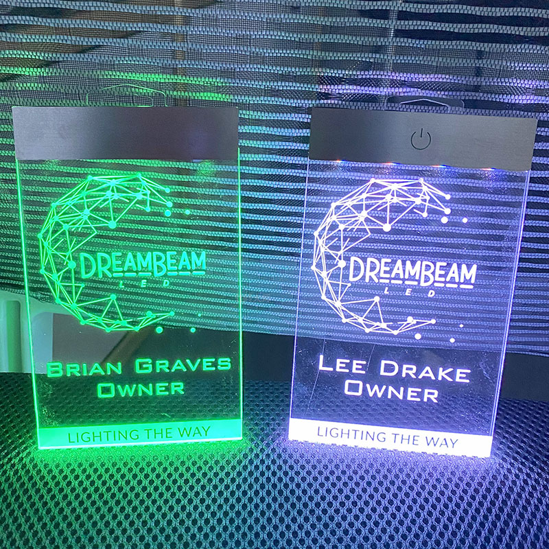 Customize Blank RGB Name Badge